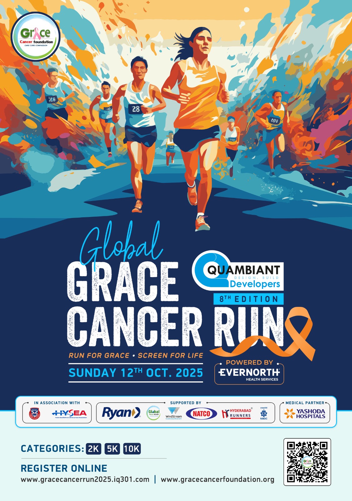 Grace Cancer Run 2025 Poster
